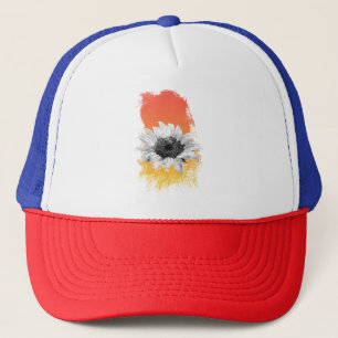 Casquette Tournesol aquarelle