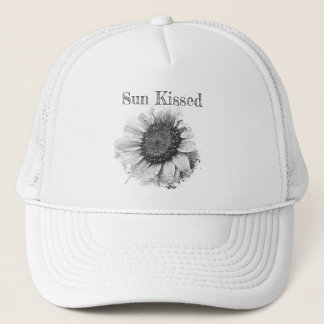 Casquette Tournesol N&B Artistique