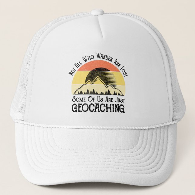 Casquette Tous Ceux Qui Se Promènent Ne Sont Pas Perdus Géoc (Devant)