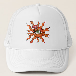 Casquette Tous les rayons de champignons du soleil