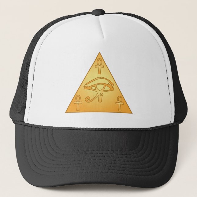 Casquette Tout l'oeil voyant/oeil de Horus : (Devant)