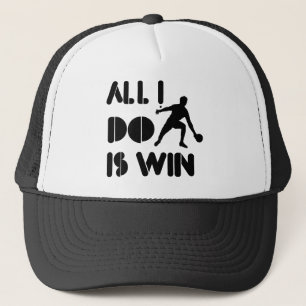 Casquette Tout que je fais est victoire au ping-pong