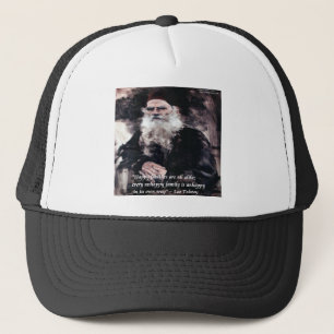Casquette Toutes les familles heureuses se ressemblent, mais