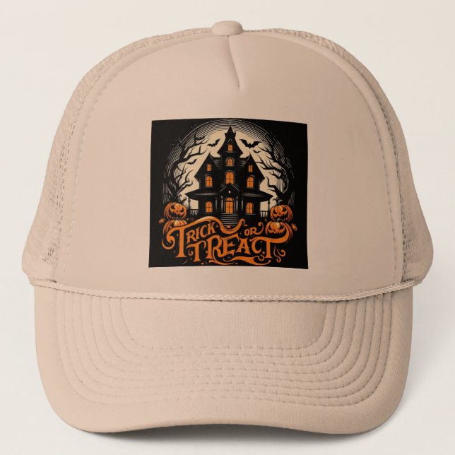 Casquette Tracer ou traiter2 halloween (Devant)