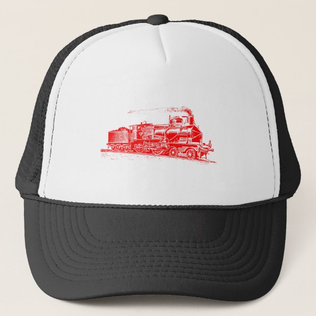 Casquette Train 03 - Rouge (Devant)
