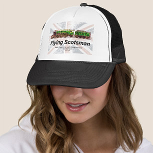 Casquette Train à vapeur Flying Scotsman locomotive anglaise