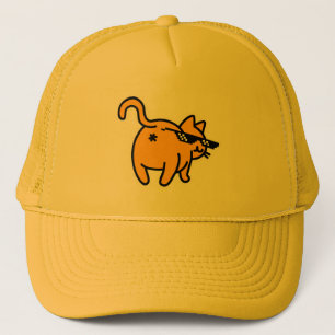 Casquette Traiter avec It Glasses Mème Drôle Chat Butt in Fa