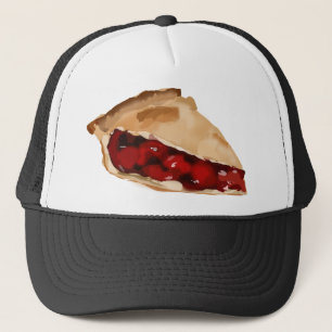 Casquette Tranche de tarte aux cerises