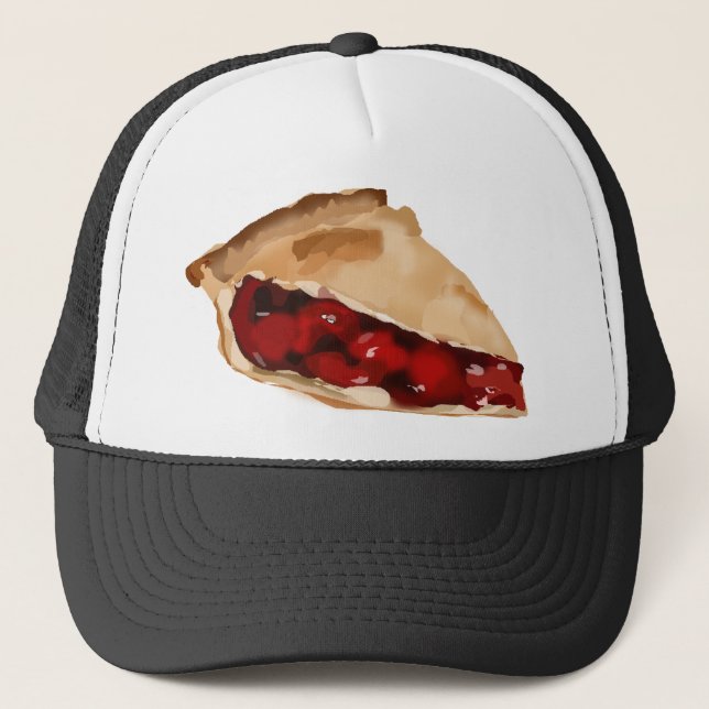 Casquette Tranche de tarte aux cerises (Devant)