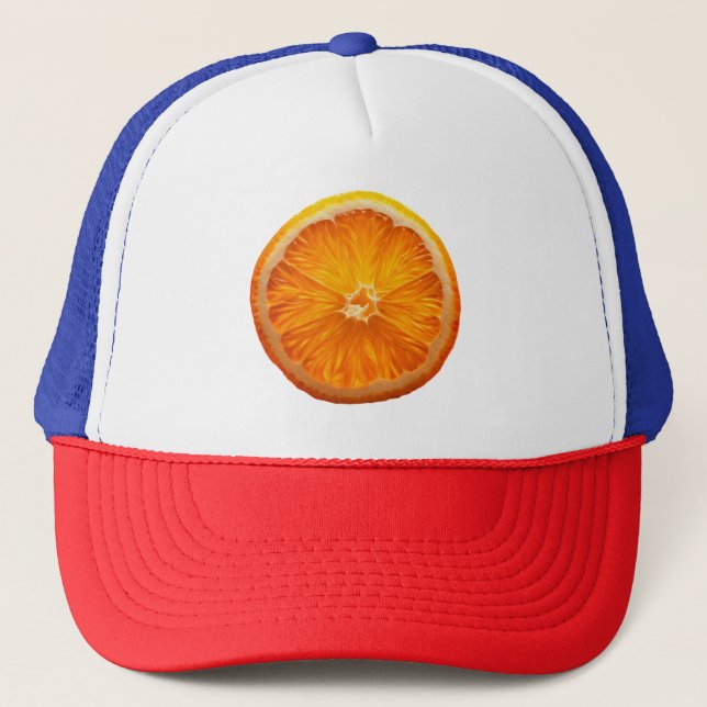Casquette tranche orange (Devant)