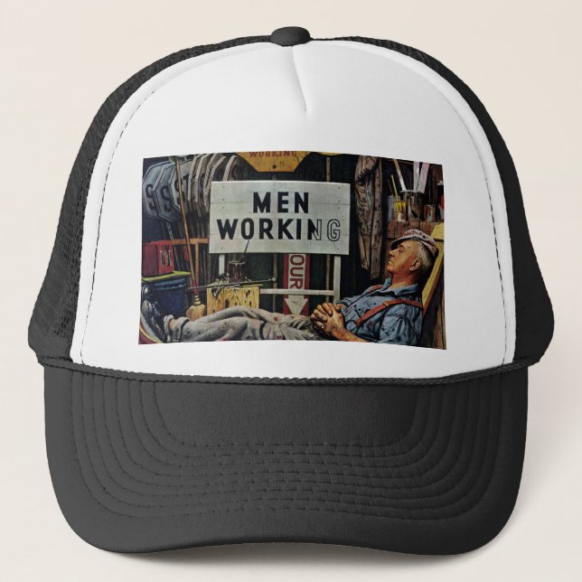 Casquette Travailler d'hommes (Devant)