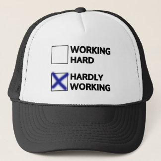 Casquette Travailler difficilement