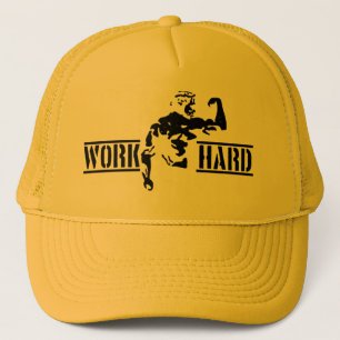 Casquette travailler dur Arnold Schwarzenegger gym haltérop