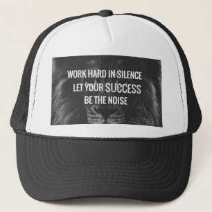 Casquette Travailler dur dans le silence - Motivationnel