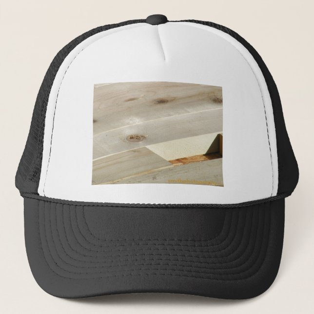 Casquette travaux en bois (Devant)