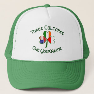 Casquette Trèfle personnalisé drapeau Pologne Irlande États-