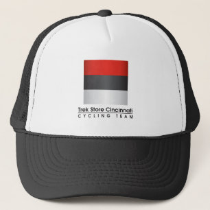 Casquette Trek Tru blanc/noir de recyclage d'équipe de