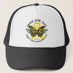 Casquette Tribal de papillon de PLC de Cancer de foie
