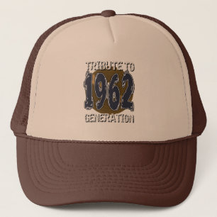 Casquette Tribute to 1962 Generation Jahrestag Truckerkappe