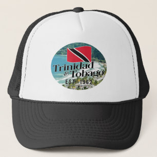Casquette "Trinidad & Tobago Est. Plage Drapeau De 1962"