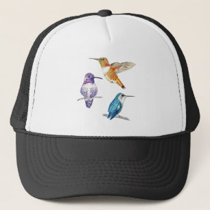 Casquette trio colibri