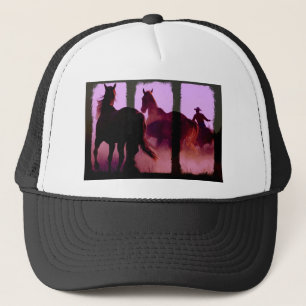 Casquette Triptyque de la ronde des chevaux sauvages