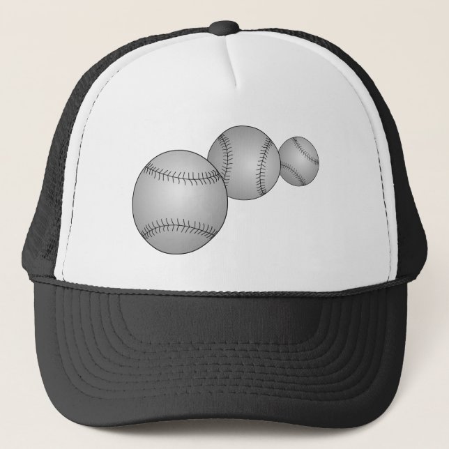 Casquette Trois Baseballs (Devant)