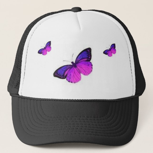 CASQUETTE TROIS BUTTERFLYS (Devant)