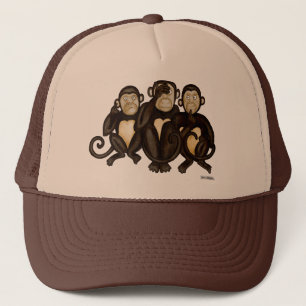 Casquette Trois singes sages