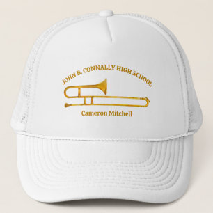 Casquette Trombone High School Band Gold Personnalisé