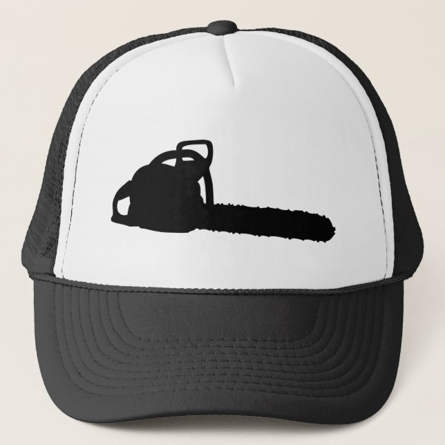Casquette tronçonneuse noire (Devant)