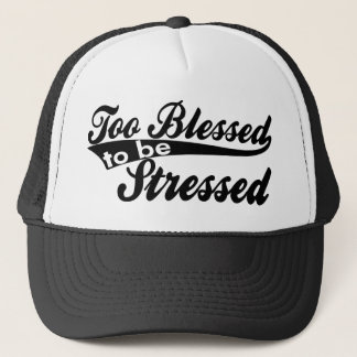 Casquette Trop béni pour être conception soumise à une