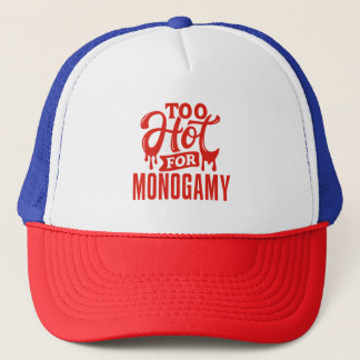 Casquette Trop chaud pour la chemise monogame, Fierté polyam