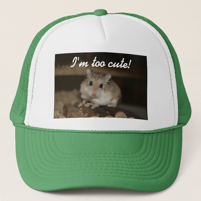 Casquette trop mignon de hamster (Devant)