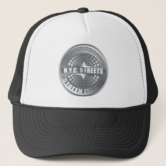 Casquette Trou d'homme Staten Island Gris (Devant)