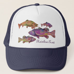 CASQUETTE TROUT RAINBOW COLORFUL