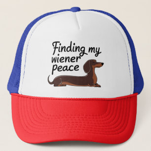 Casquette Trouver ma paix Wiener — Dachshund Lover