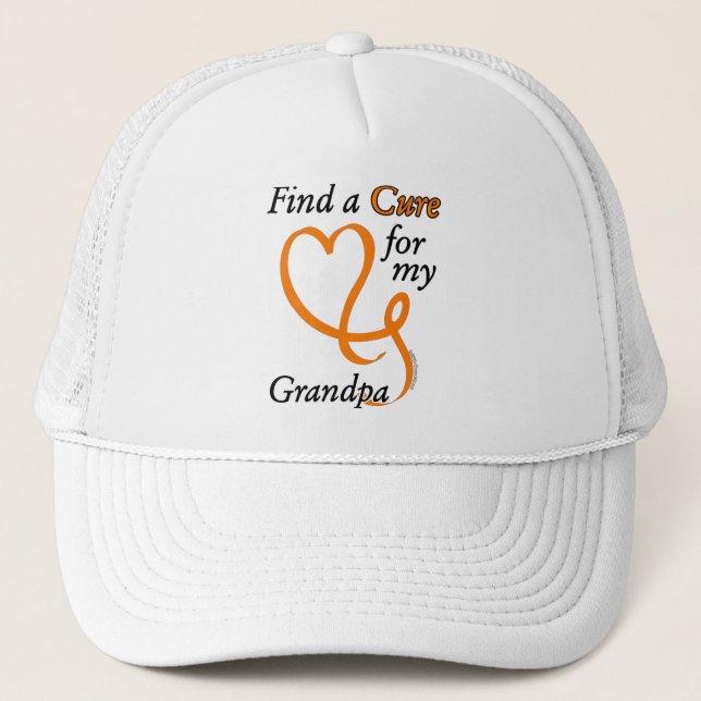 Casquette Trouver un remède/coeur/grand-père...RSD/CRPS (Devant)