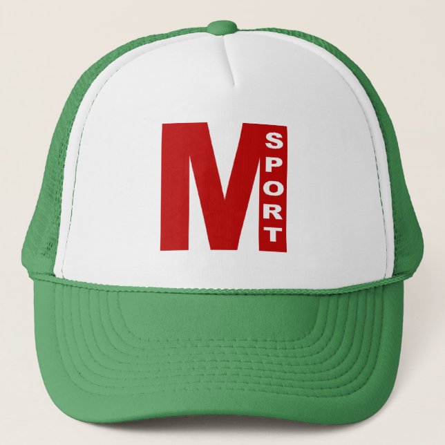 Casquette Trucker blanc/vert  MILANO  SPORT (Devant)