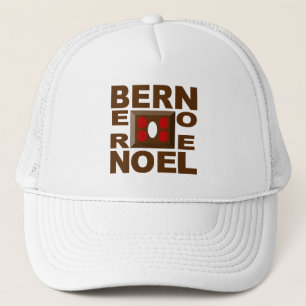 Casquette Trucker blanche Design BERN NOEL