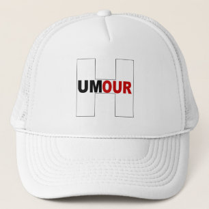casquette trucker blanche HUMOUR