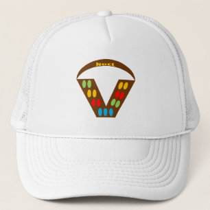 Casquette Trucker  blanche  NOEL CHOCOLAT BONBONS