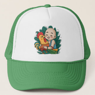Casquette Trucker | Chloe Bébé Embrasse Le Coq
