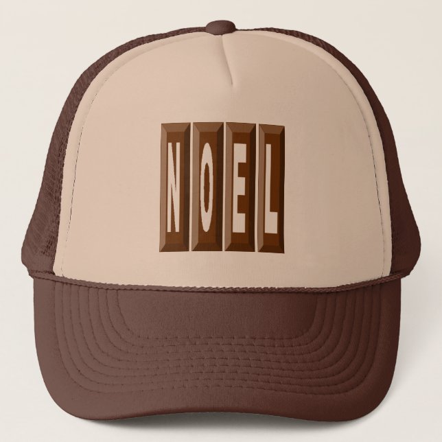 Casquette Trucker  fauve/marron  NOEL CHOCOLAT (Devant)
