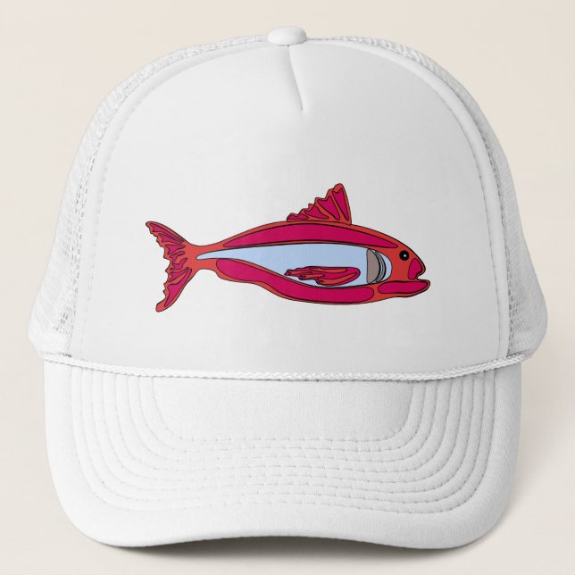 Casquette Trucker Hat fish (Devant)