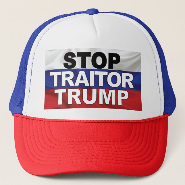 Casquette Trucker Hat "Stop Trump Trump" (Devant)