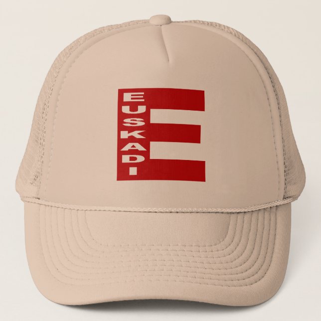 Casquette Trucker kaki   EUSKADI (Devant)
