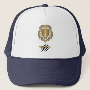 Casquette Trucker Lion Or & Noir Graphique