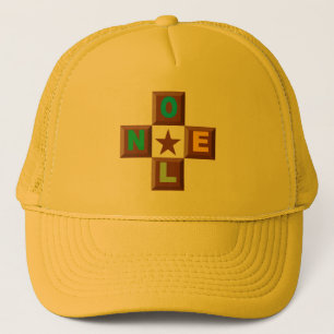 CASQUETTE  TRUCKER  NOEL  CHOCOLAT  ETOILE