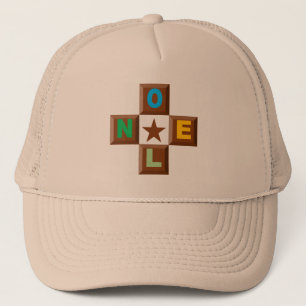 CASQUETTE TRUCKER NOEL CHOCOLAT ETOILE